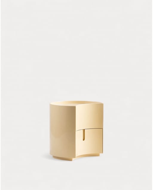 Table d'Appoint avec Tiroirs en Bois (50x42 cm) Karyna