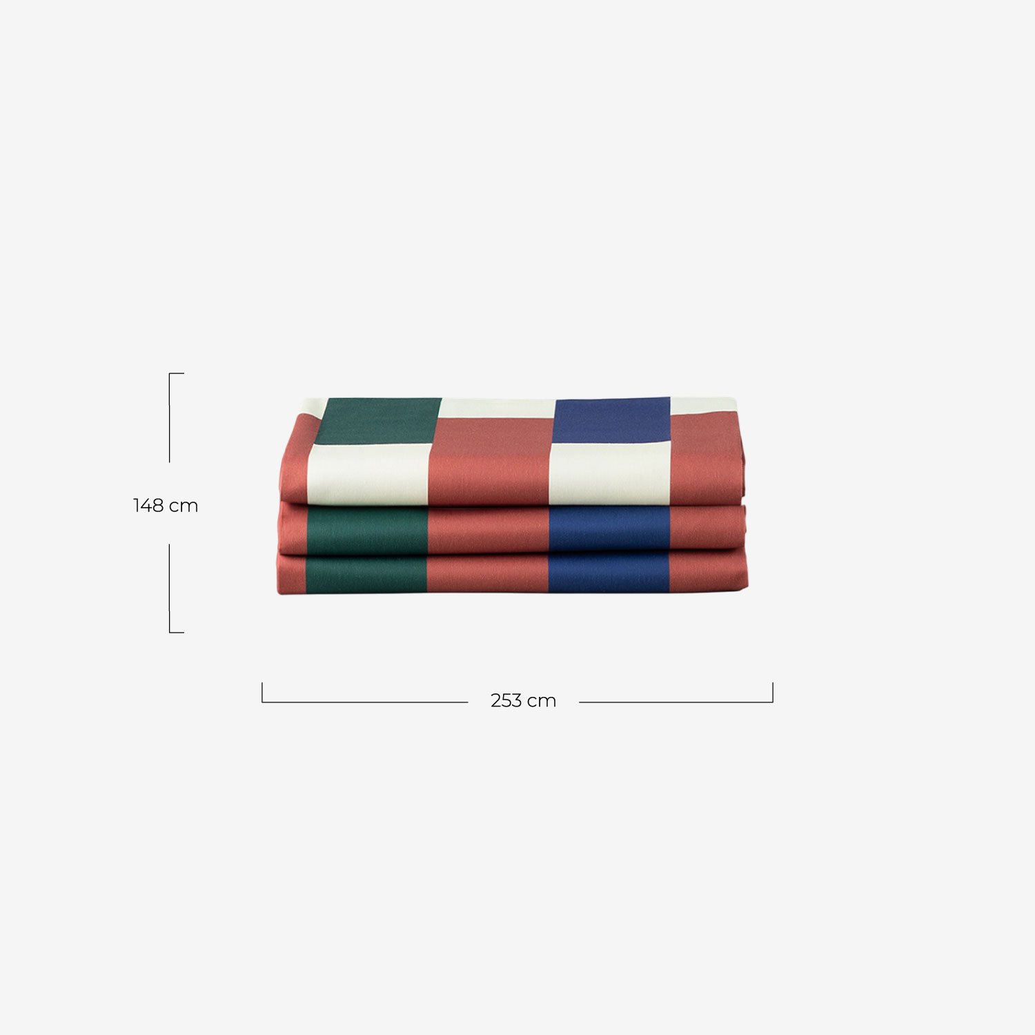 Nappe en Coton (250x150 cm) Aryel, dimensions