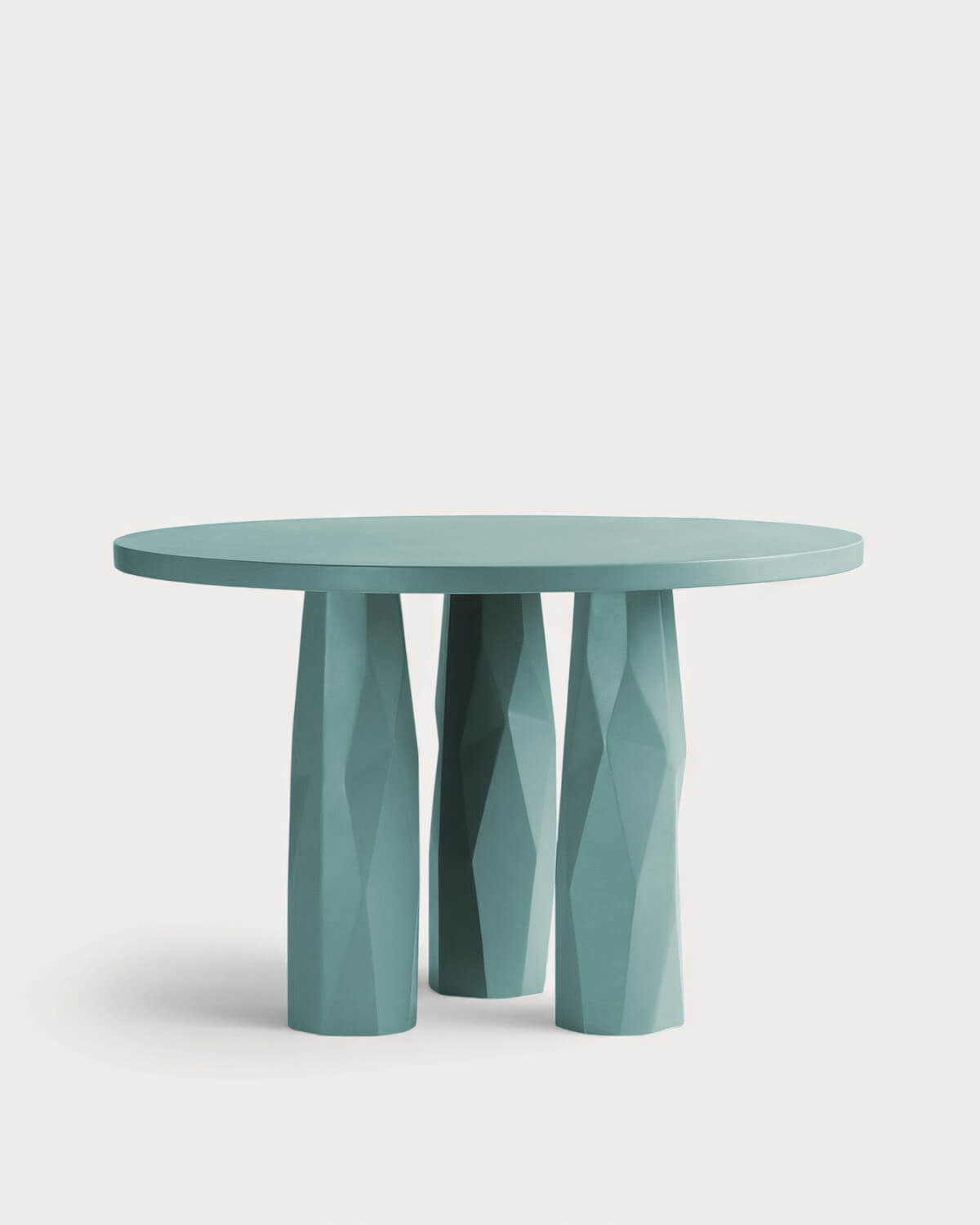 Table de Salle à Manger Ronde en Ciment (Ø120 cm) Rune, image de la gelerie 4