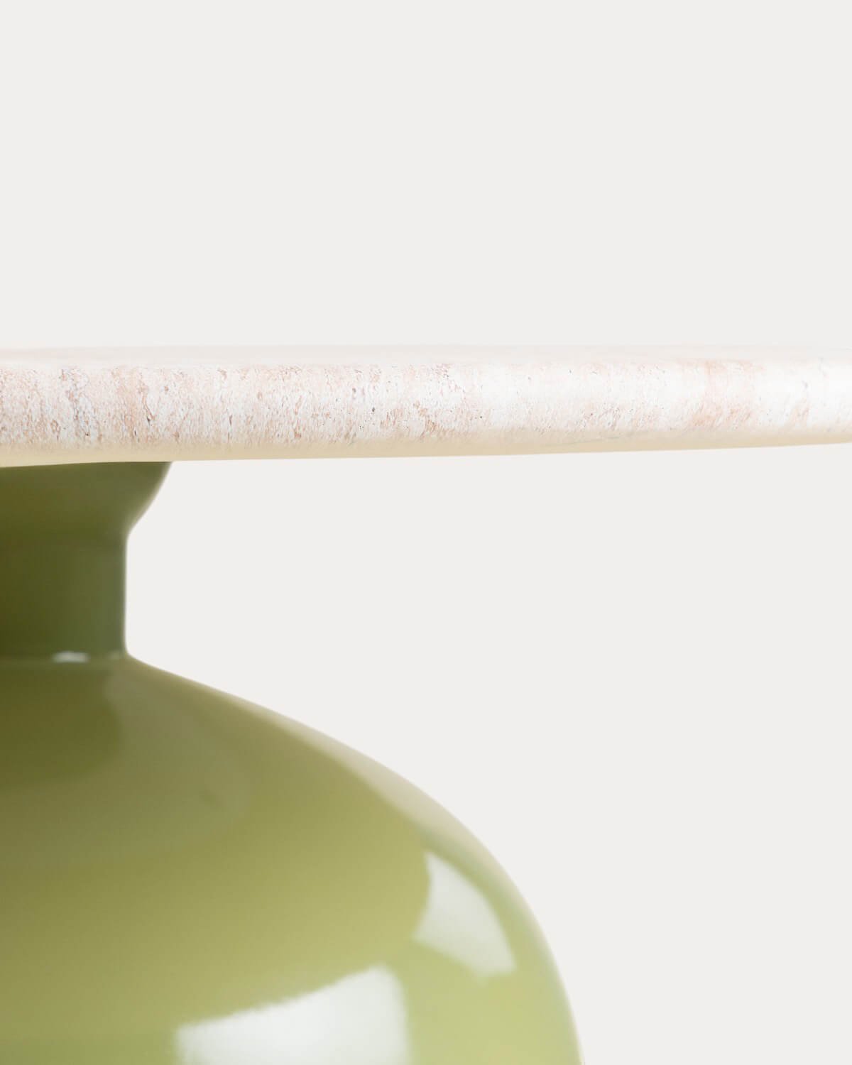 Table de Salle à Manger ronde en Ciment (Ø100 cm) Uxue, image de la gelerie 4