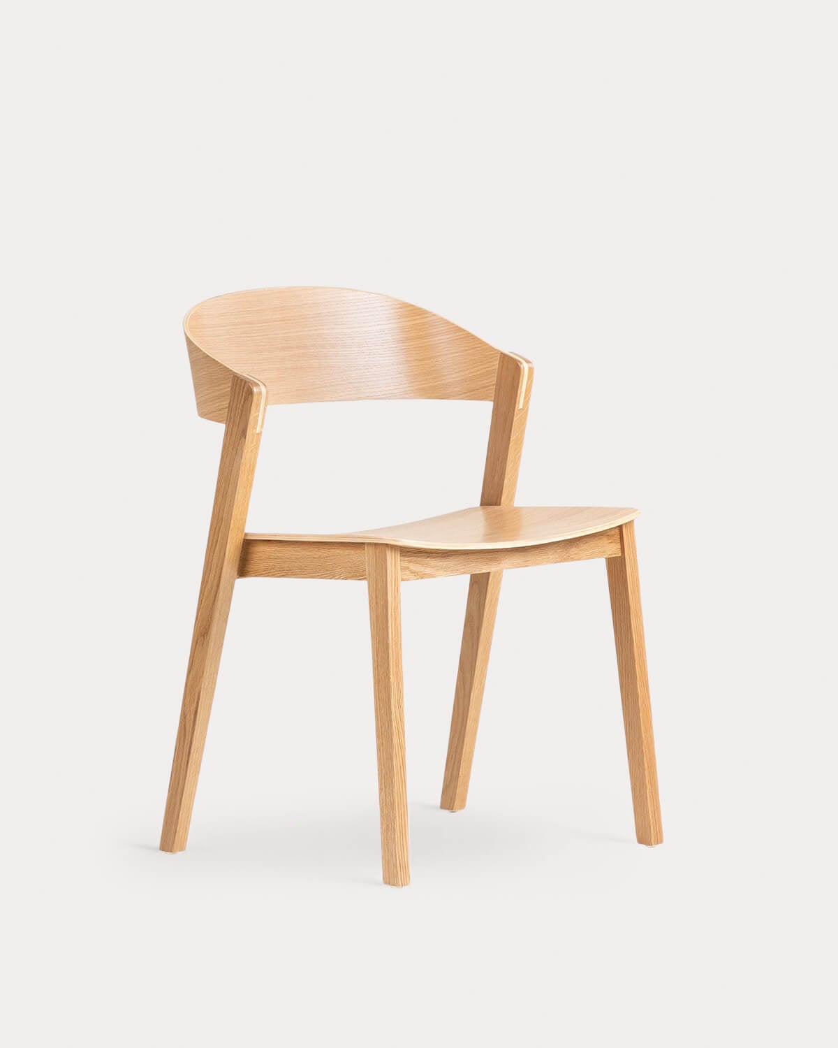 Pack de 4 Chaises de Salle à Manger en Bois Oak Laly, image de la gelerie 1