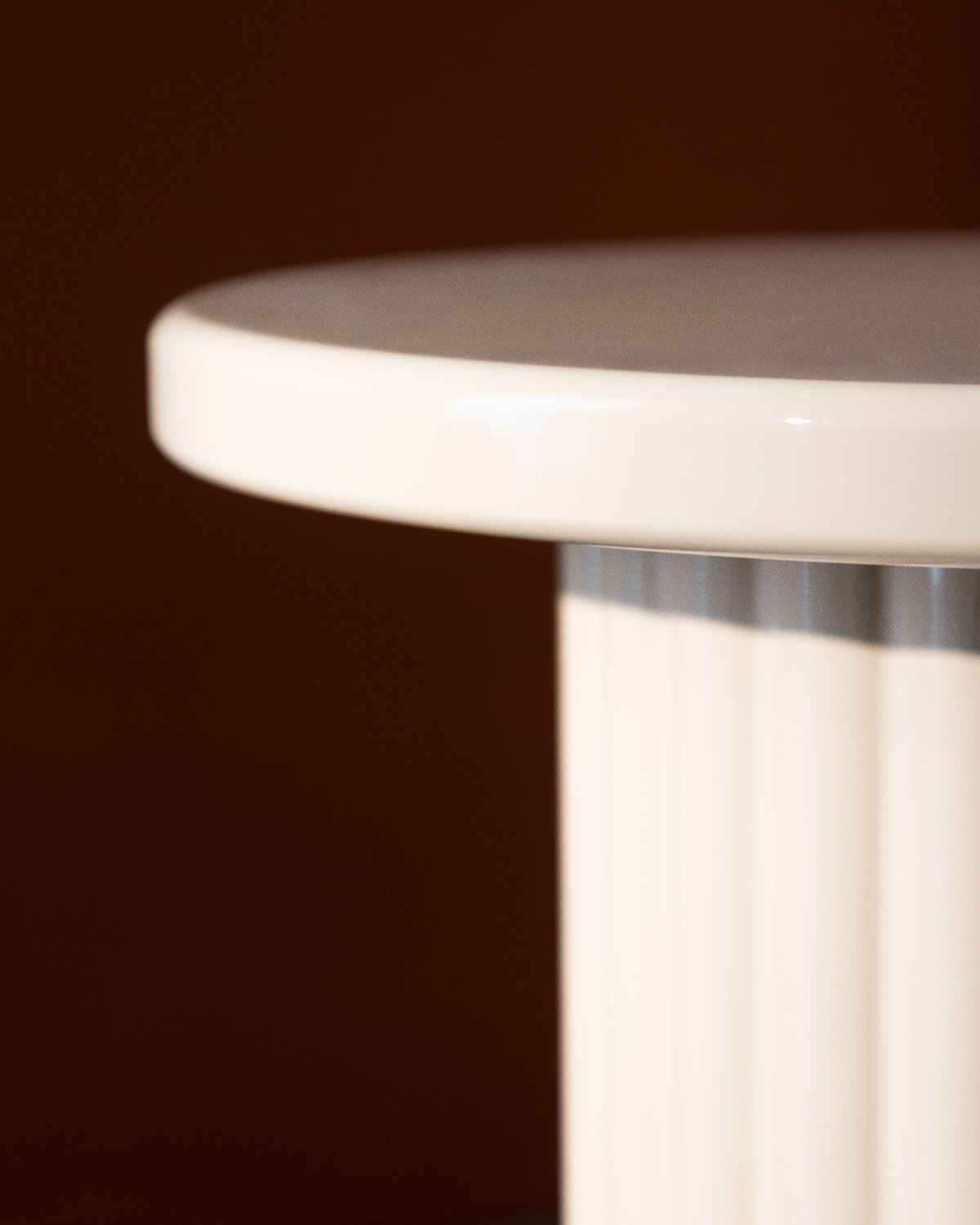 Table d'Appoint Ronde en Bois (Ø50 cm) Dewey , image de la gelerie 3