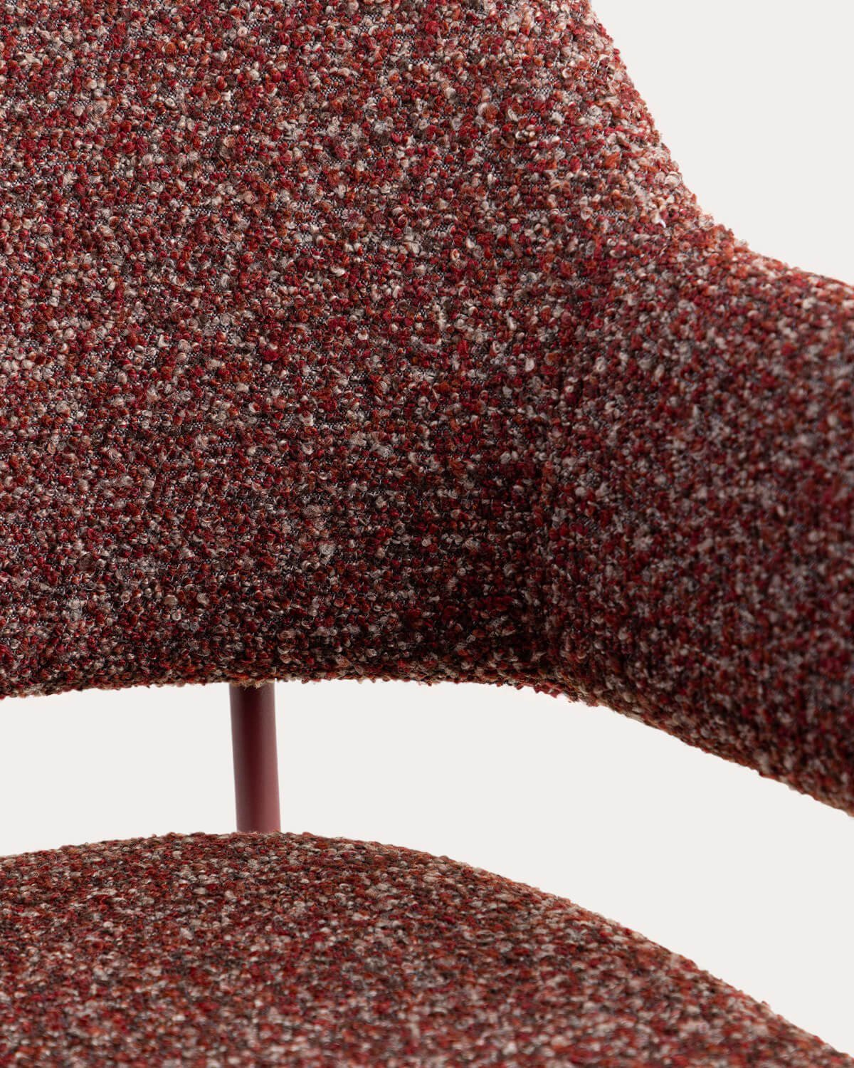 Chaise de Salle à Manger avec Accoudoirs en Tissu et Métal Stana, image de la gelerie 5