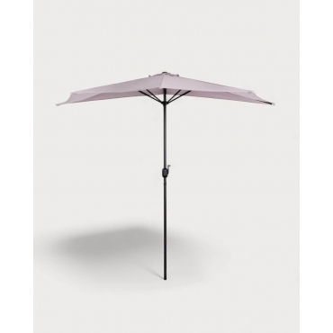 Parasol de Jardin et de Terrasse Semi-circulaire (290x150 cm) Kenai Gris clair - The Masie