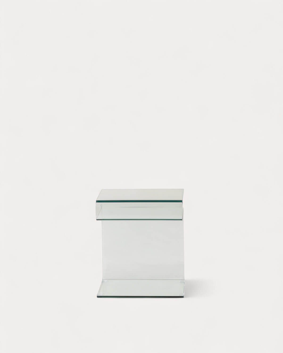 Table d'Appoint Carrée en Verre (42x38 cm) Erox, image de la gelerie 8