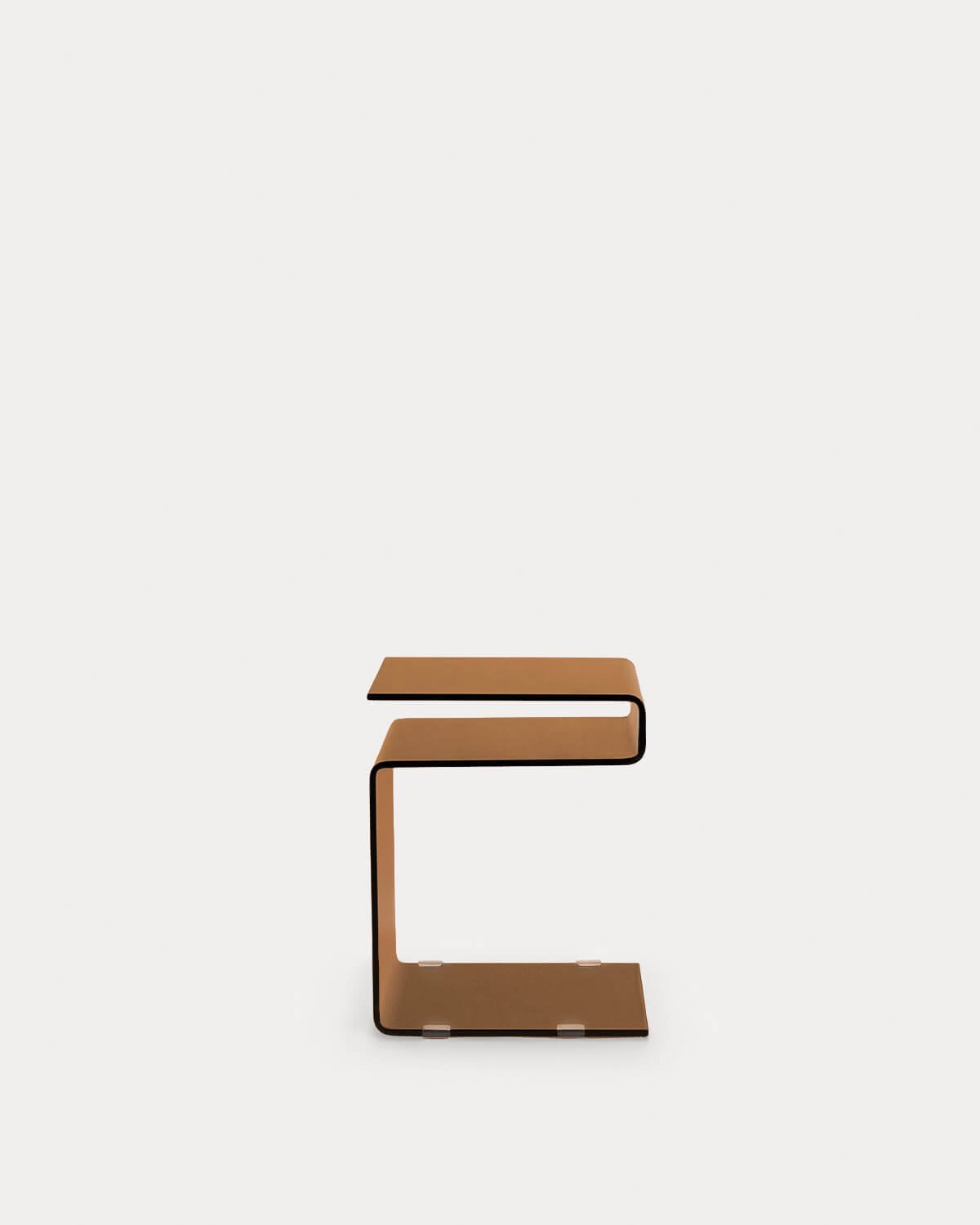 Table d'Appoint Carrée en Verre (42x38 cm) Erox, image de la gelerie 2