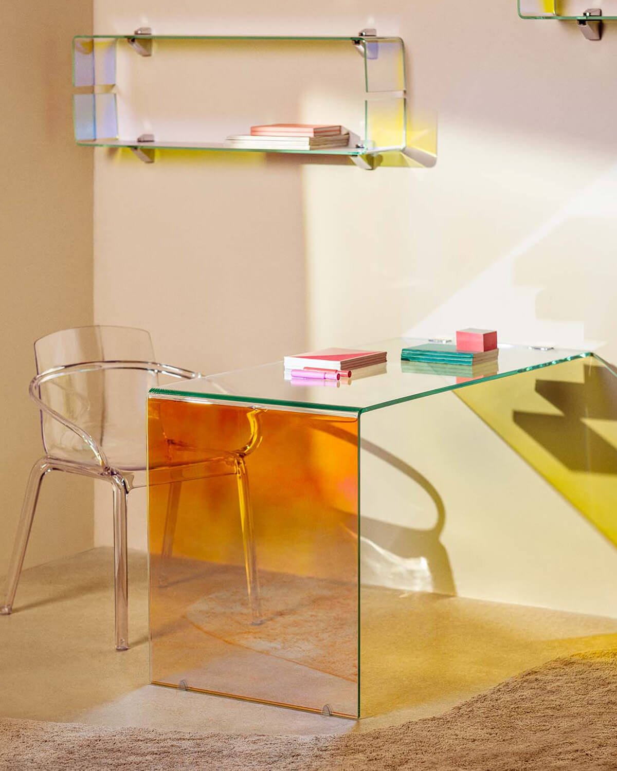 Bureau en Verre Trempé Iris, image de la gelerie 2