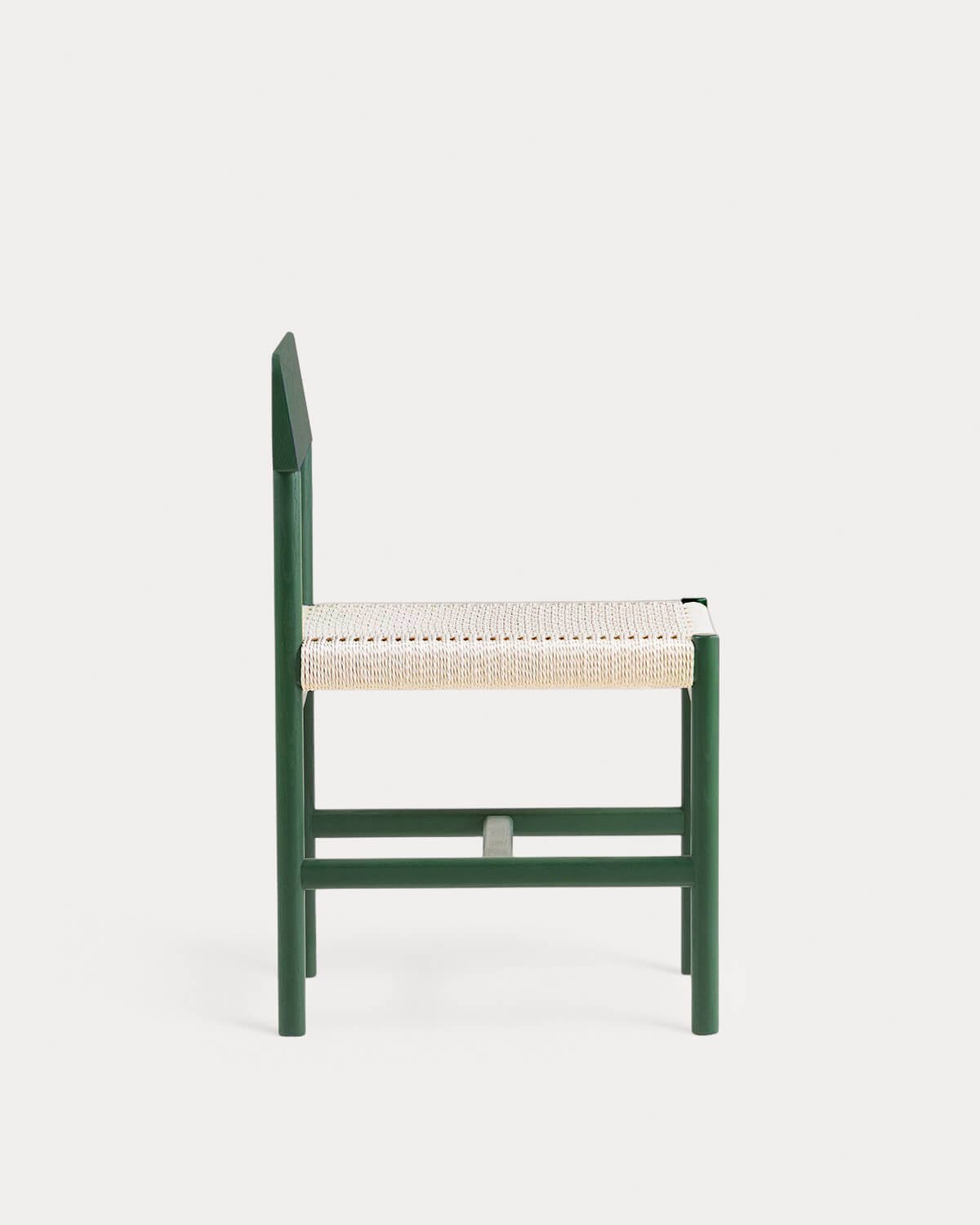 Chaise de Salle à Manger en Bois et Rotin Paula, image de la gelerie 4