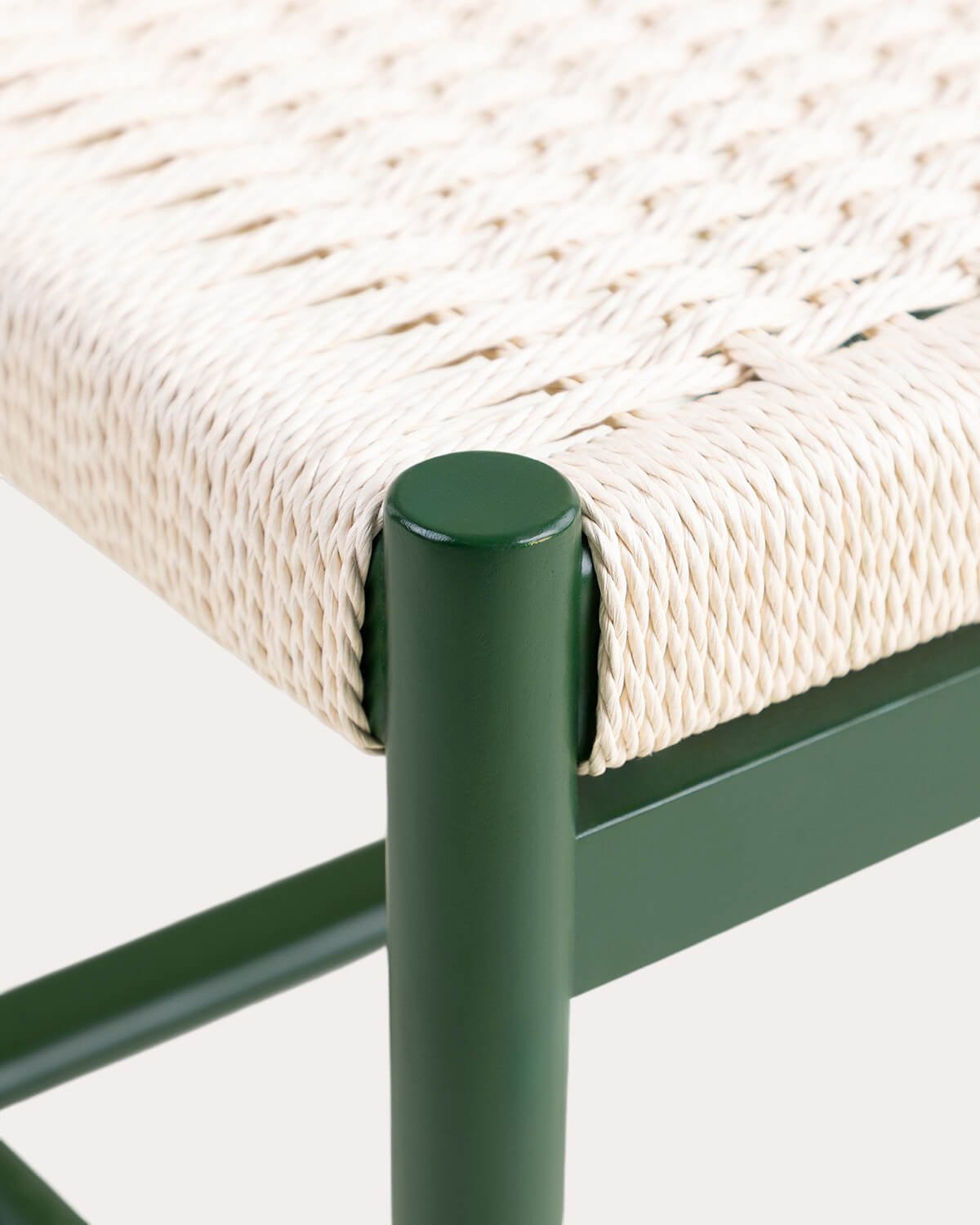 Pack 2 Chaises de Salle à Manger en Bois et Rotin Paula, image de la gelerie 8