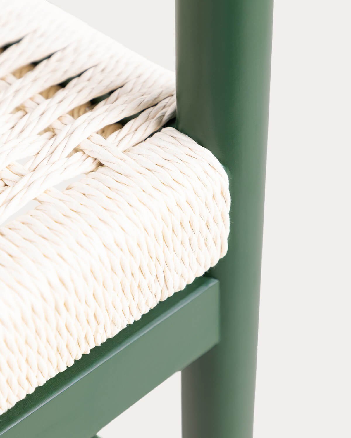 Pack 2 Chaises de Salle à Manger avec Accoudoirs en Bois et Rotin Paula, image de la gelerie 4