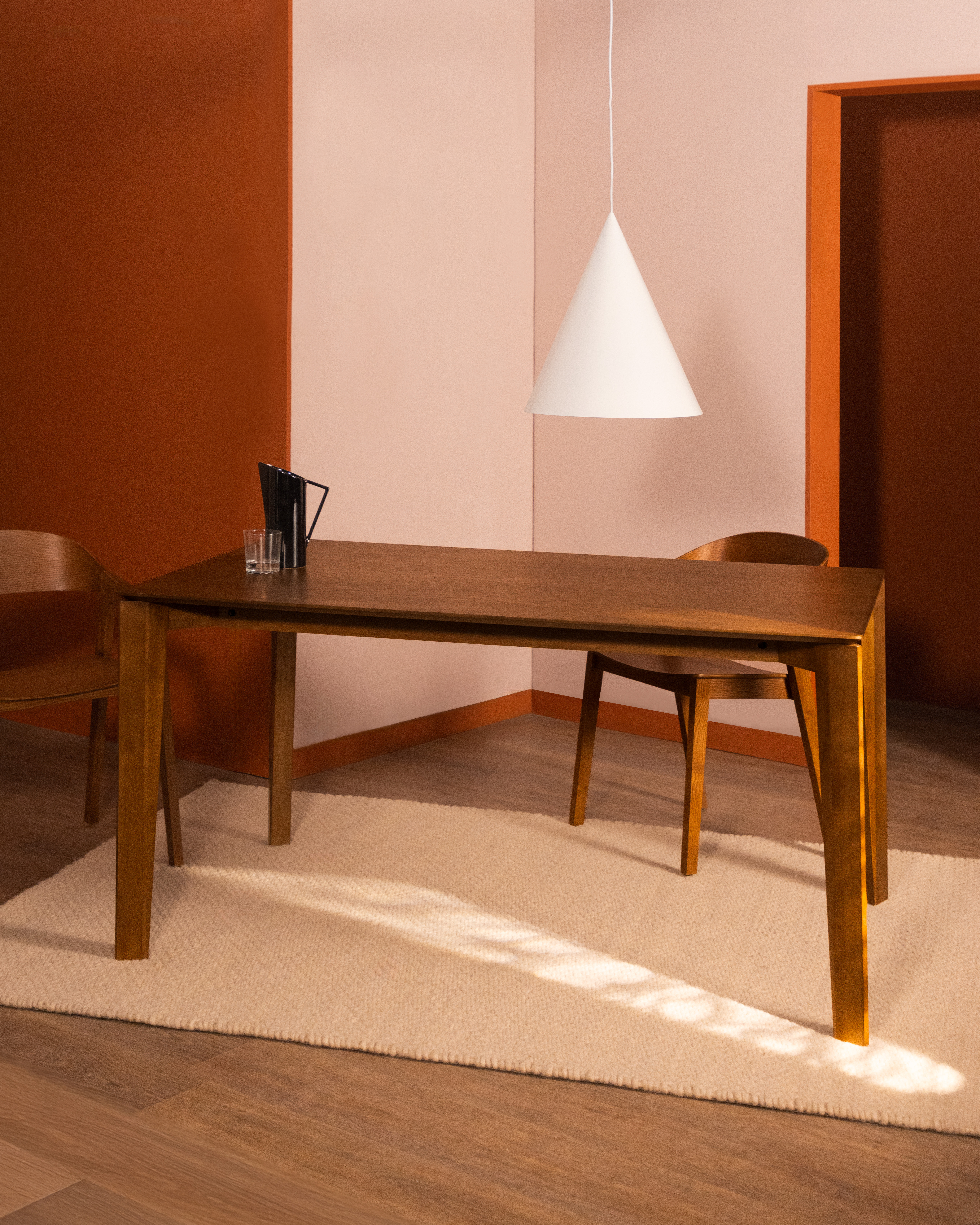 Table à Manger Rectangulaire en Bois (150x90 cm) Meridel, image de la gelerie 2