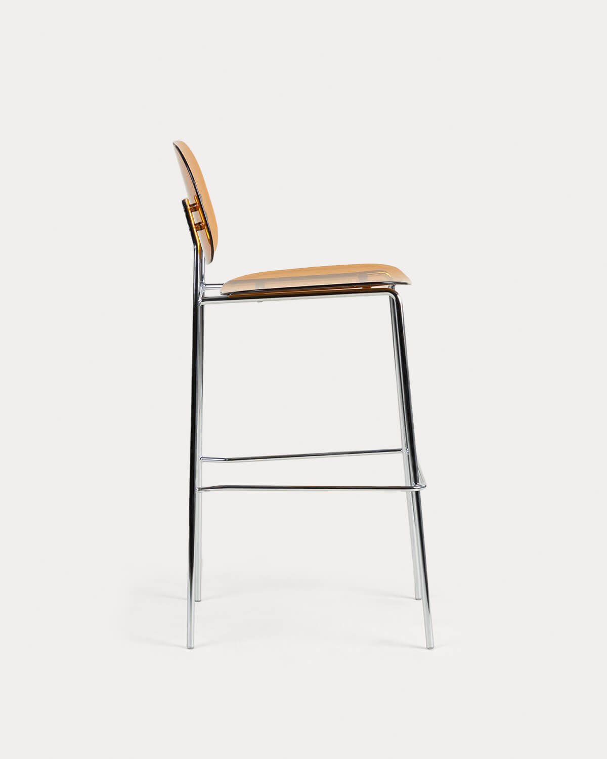 Pack 4 Tabourets Hauts en Polyéthylène et Métal (77 cm) Pinha, image de la gelerie 4