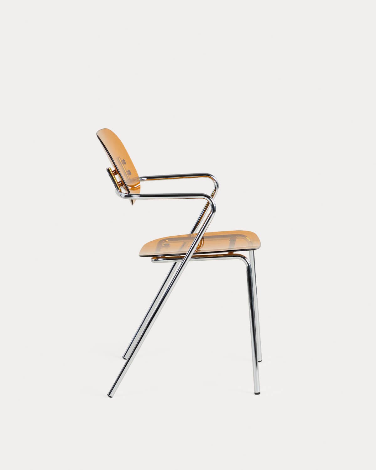 Pack 2 Chaises de Salle à Manger avec Accoudoirs en Polyéthylène et Métal Pinha, image de la gelerie 4