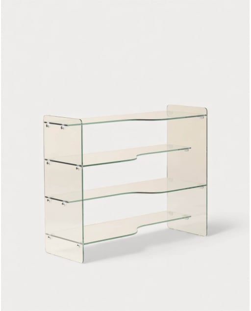 Étagère en Verre Trempé (110x40 cm) Iris - Verre transparent