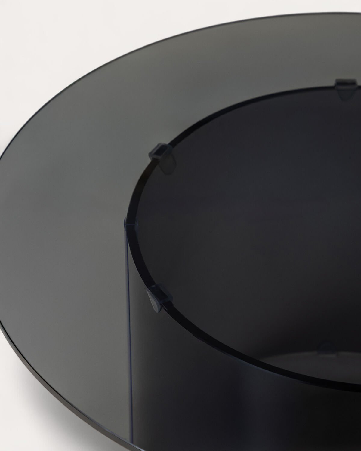 Table Basse Ronde en Verre Trempé (Ø80 cm) Kolu, image de la gelerie 5