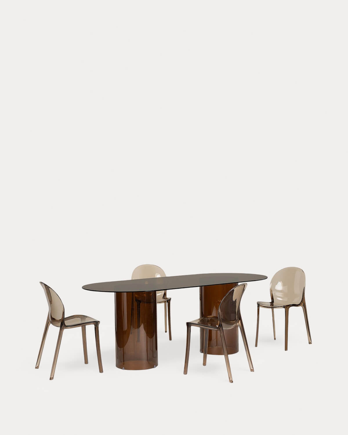 Ensemble table et chaises -Table ronde 100CM (grain de bois clair) - chaises de salle à manger en velours (noir) - 4 chaises