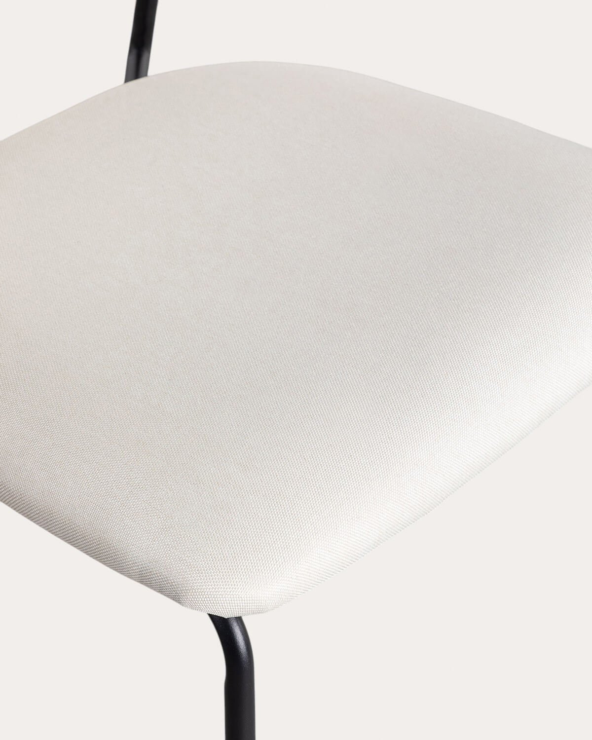 Chaise de Salle à Manger en Métal et Tissu Morgan, image de la gelerie 8