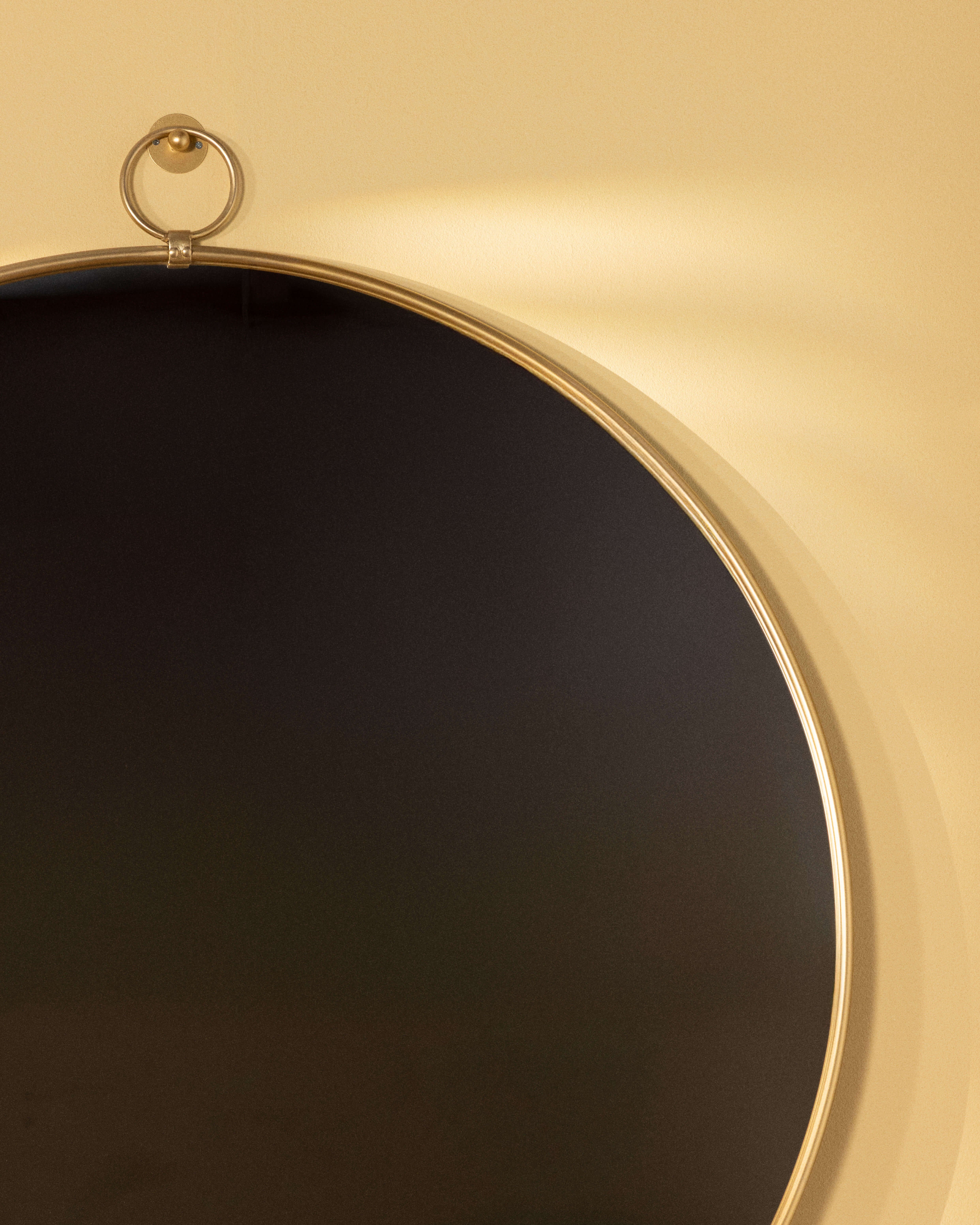 Miroir Mural Rond en Métal (Ø120 cm) Dario , image de la gelerie 3