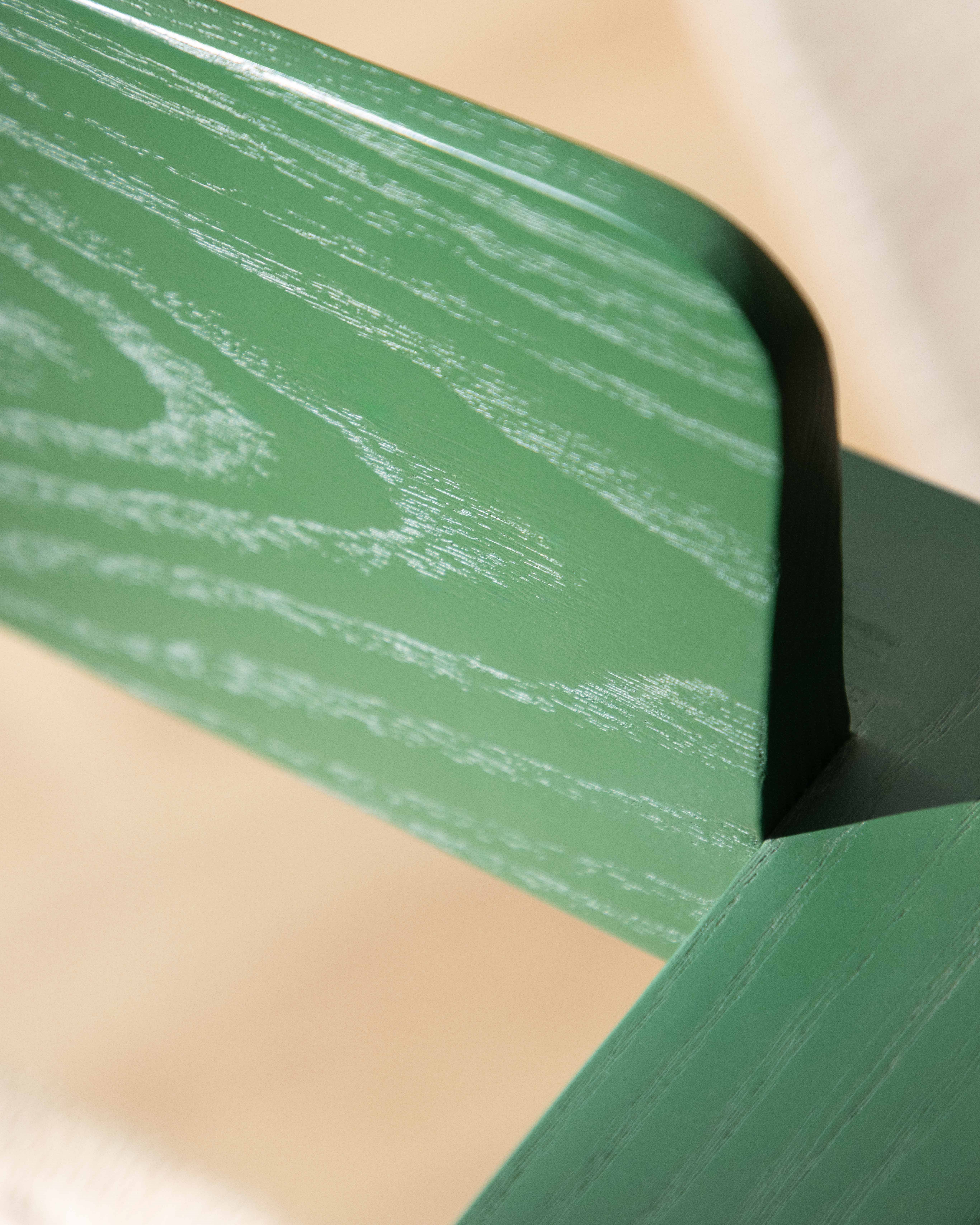 Chaise de Salle à Manger avec Accoudoirs en Bois et en Rotin Paula, image de la gelerie 6