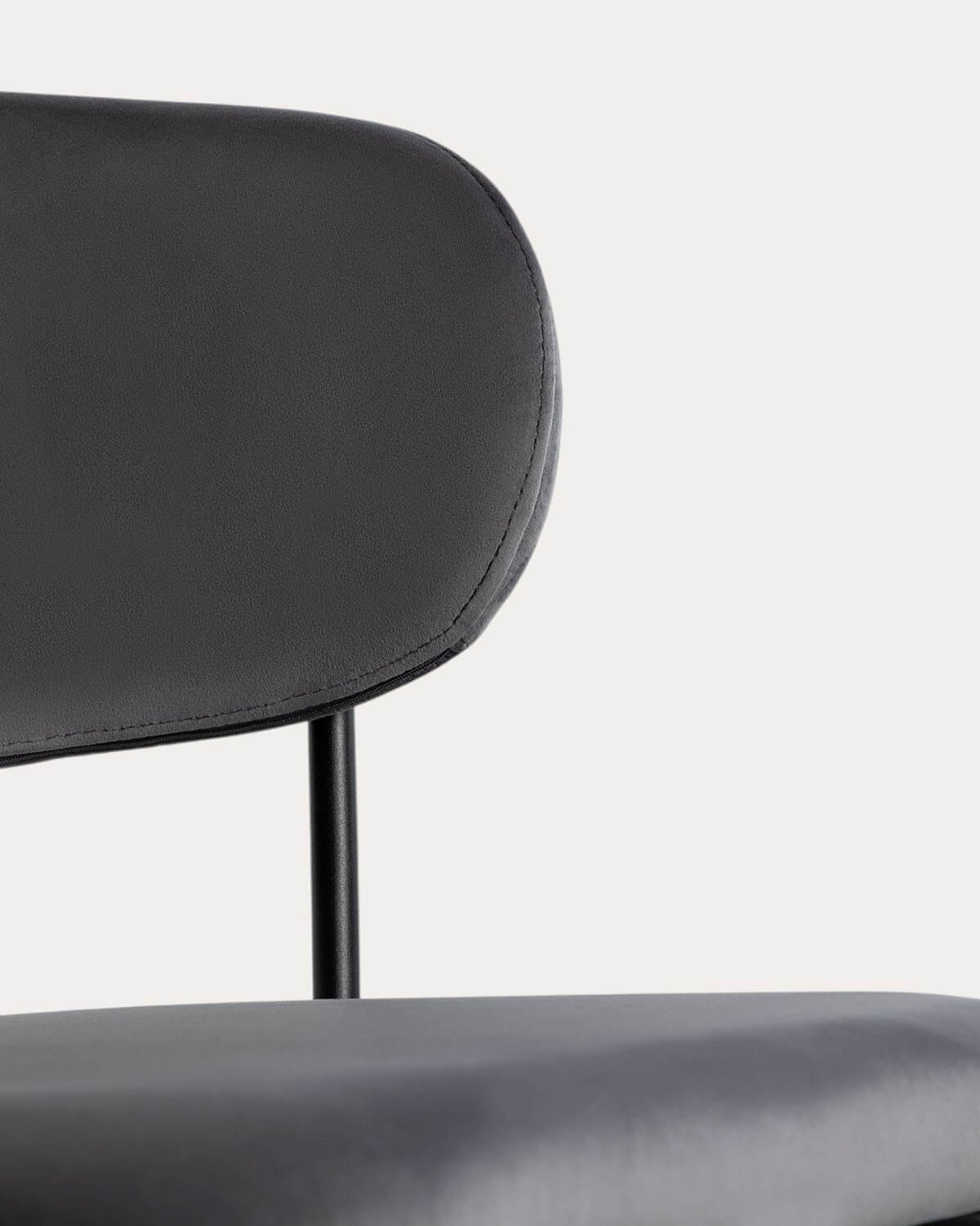 Chaise de Salle à Manger en Velours et Métal Bonse, image de la gelerie 7