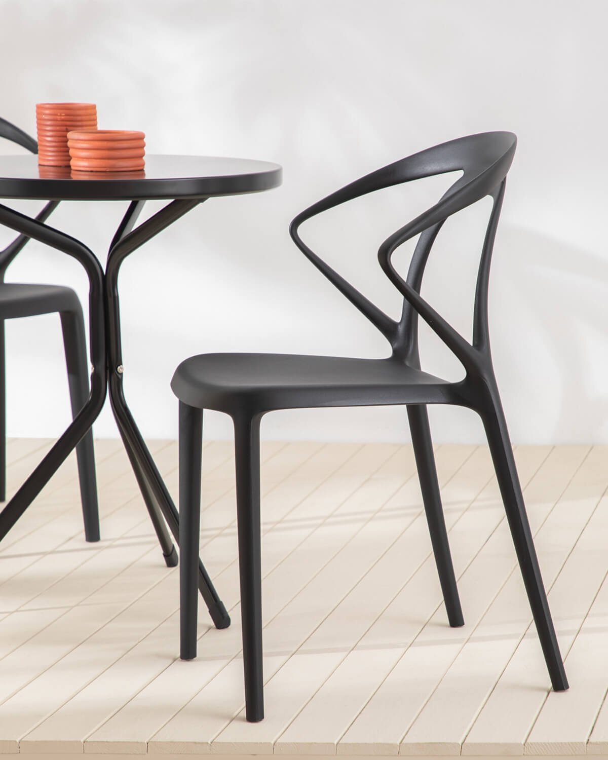 Pack 4 Chaises de Salle à Manger en Polypropylène Erdy, image de la gelerie 2