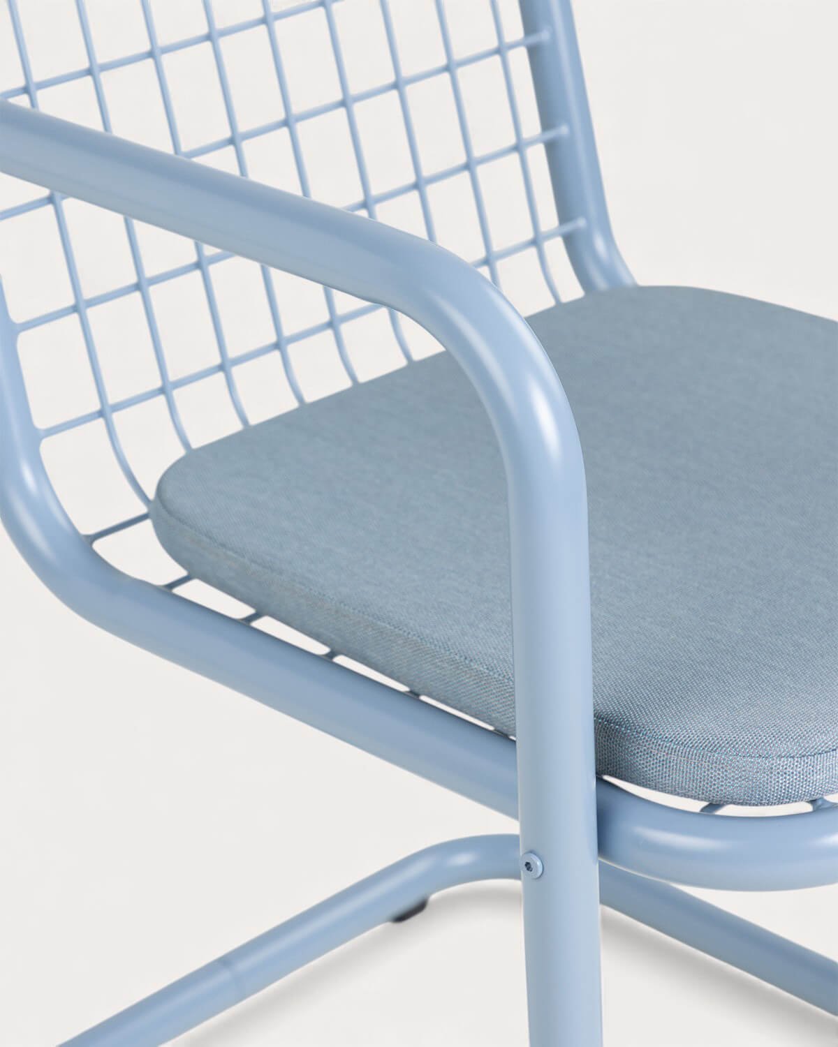 Pack de 2 Chaises de Salle à Manger en Métal avec Accoudoirs Biaritz, image de la gelerie 5