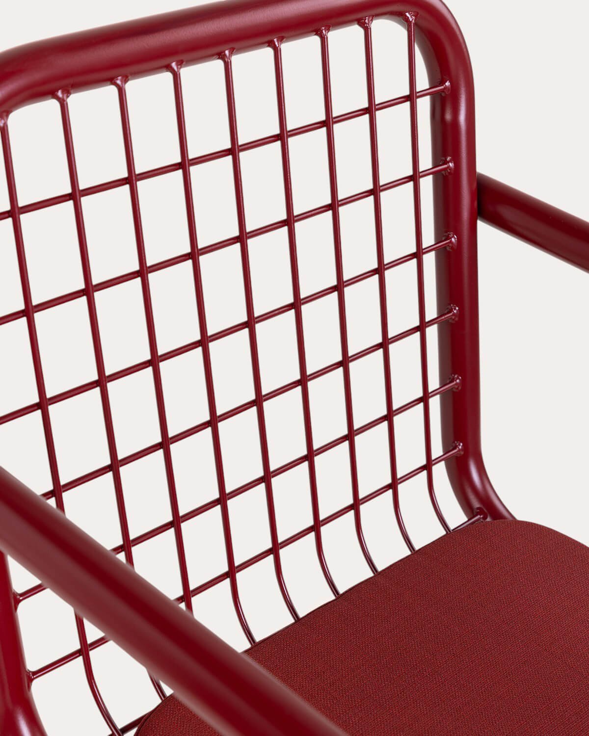 Pack de 4 Chaises de Salle à Manger en Métal avec Accoudoirs Biaritz, image de la gelerie 5