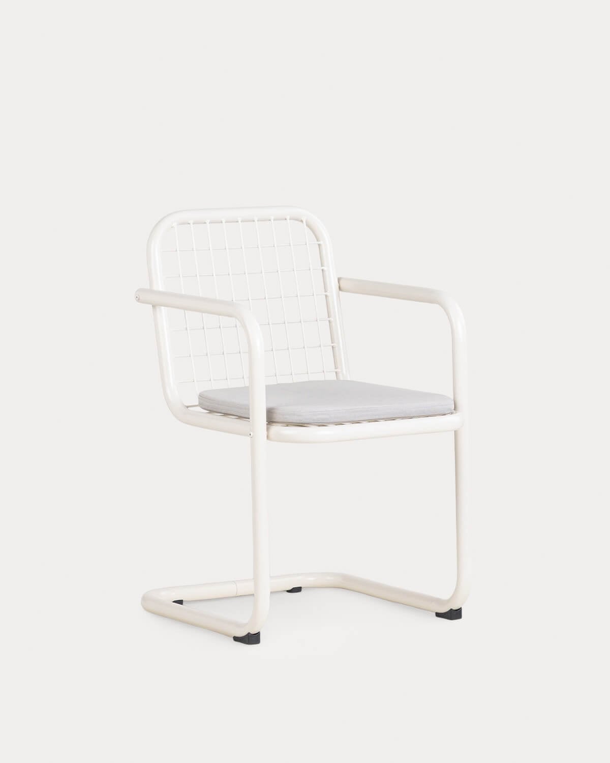 Pack de 4 Chaises de Salle à Manger en Métal avec Accoudoirs Biaritz, image de la gelerie 1