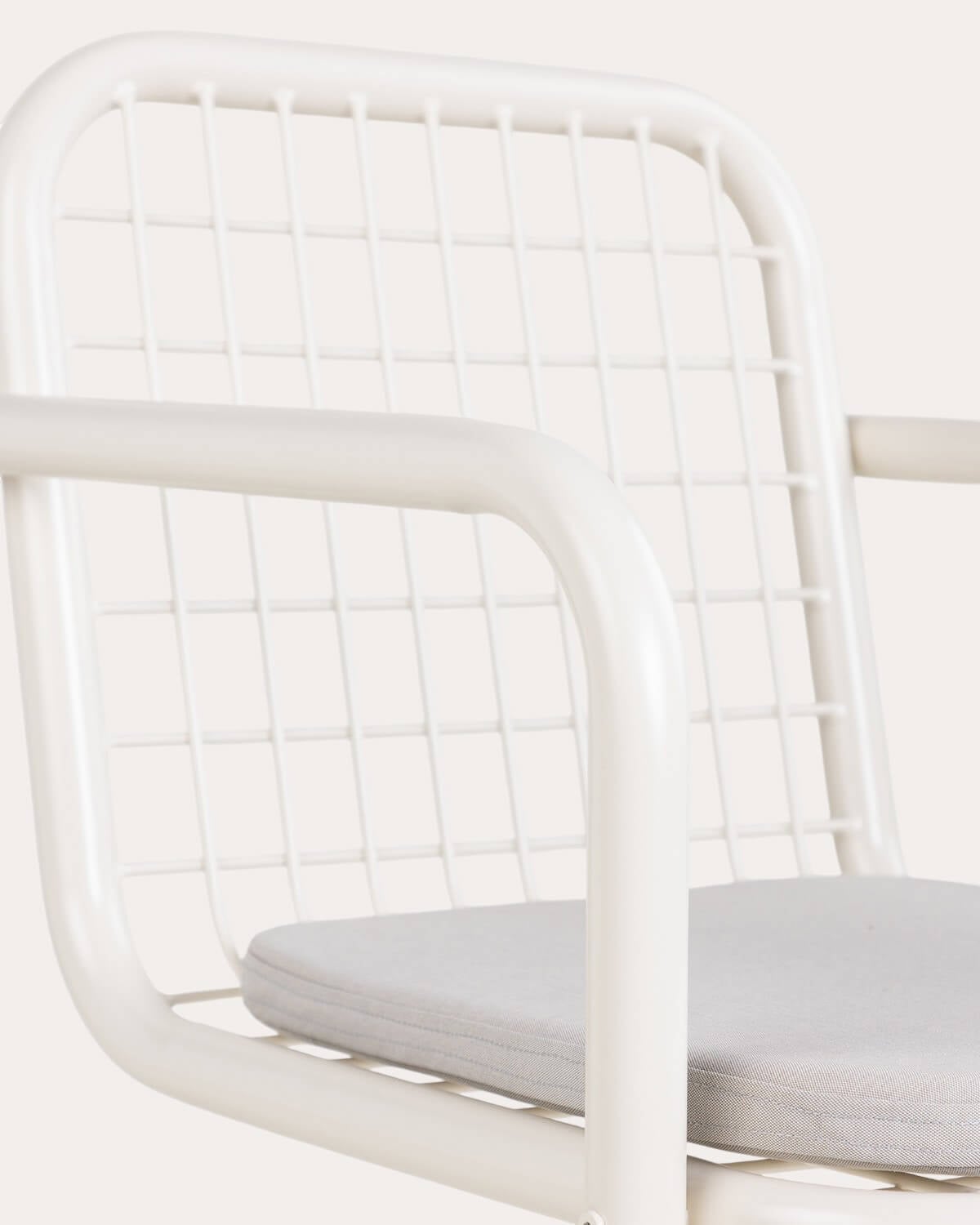 Pack de 4 Chaises de Salle à Manger en Métal avec Accoudoirs Biaritz, image de la gelerie 7