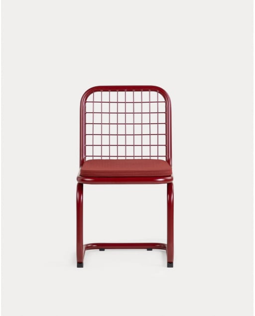 Pack de 2 Chaises de Salle à Manger en Métal Biaritz