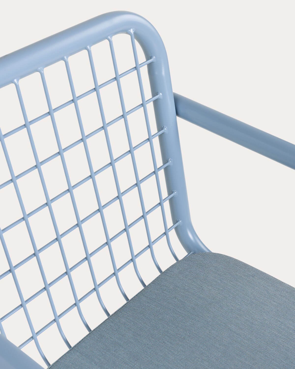 Pack de 2 Chaises d'Extérieur avec Accoudoirs en Métal Biaritz, image de la gelerie 6