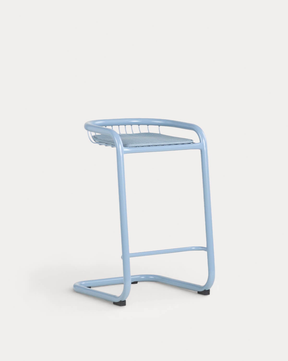 Tabouret Haut d'Extérieur en Métal Biaritz, image de la gelerie 1