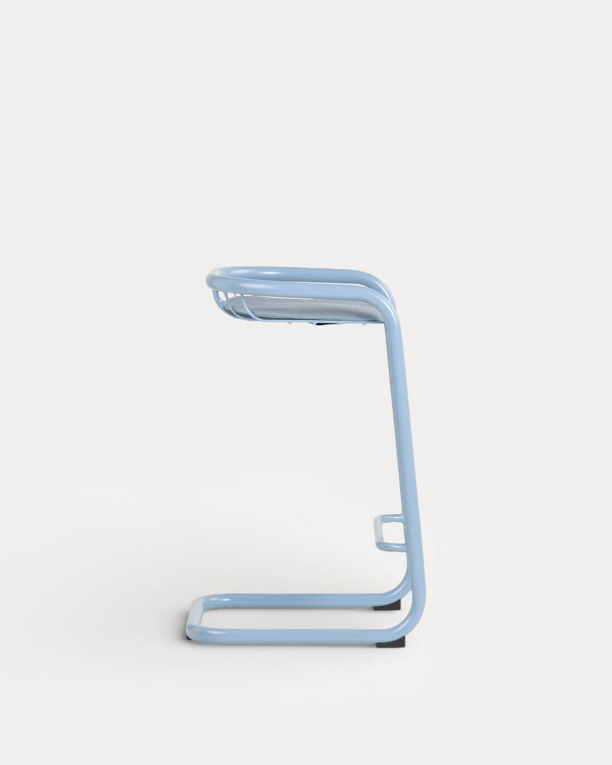 Tabouret Haut d'Extérieur en Métal Biaritz, image de la gelerie 2