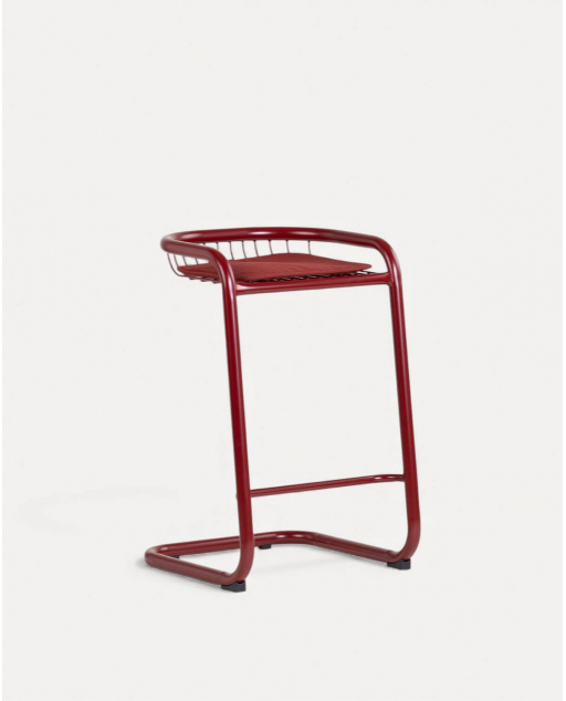 Pack de 4 Taburetes Altos D'Extérieur en Métal (65 cm) Biaritz