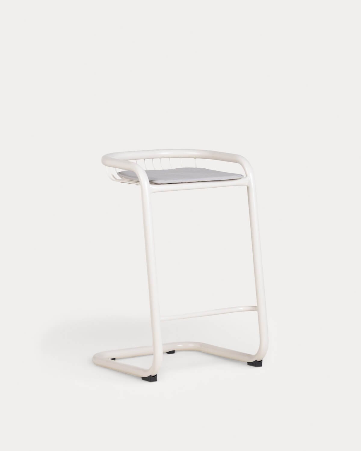 Pack 4 Tabourets Hauts d'Extérieur en Métal (67 cm) Biaritz, image de la gelerie 1