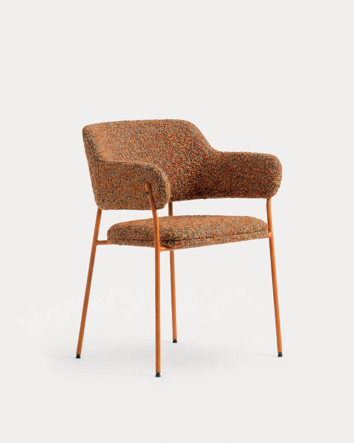 Pack 2 Chaises de Salle à Manger avec Accoudoirs en Tissu et Métal Stana, image de la gelerie 1