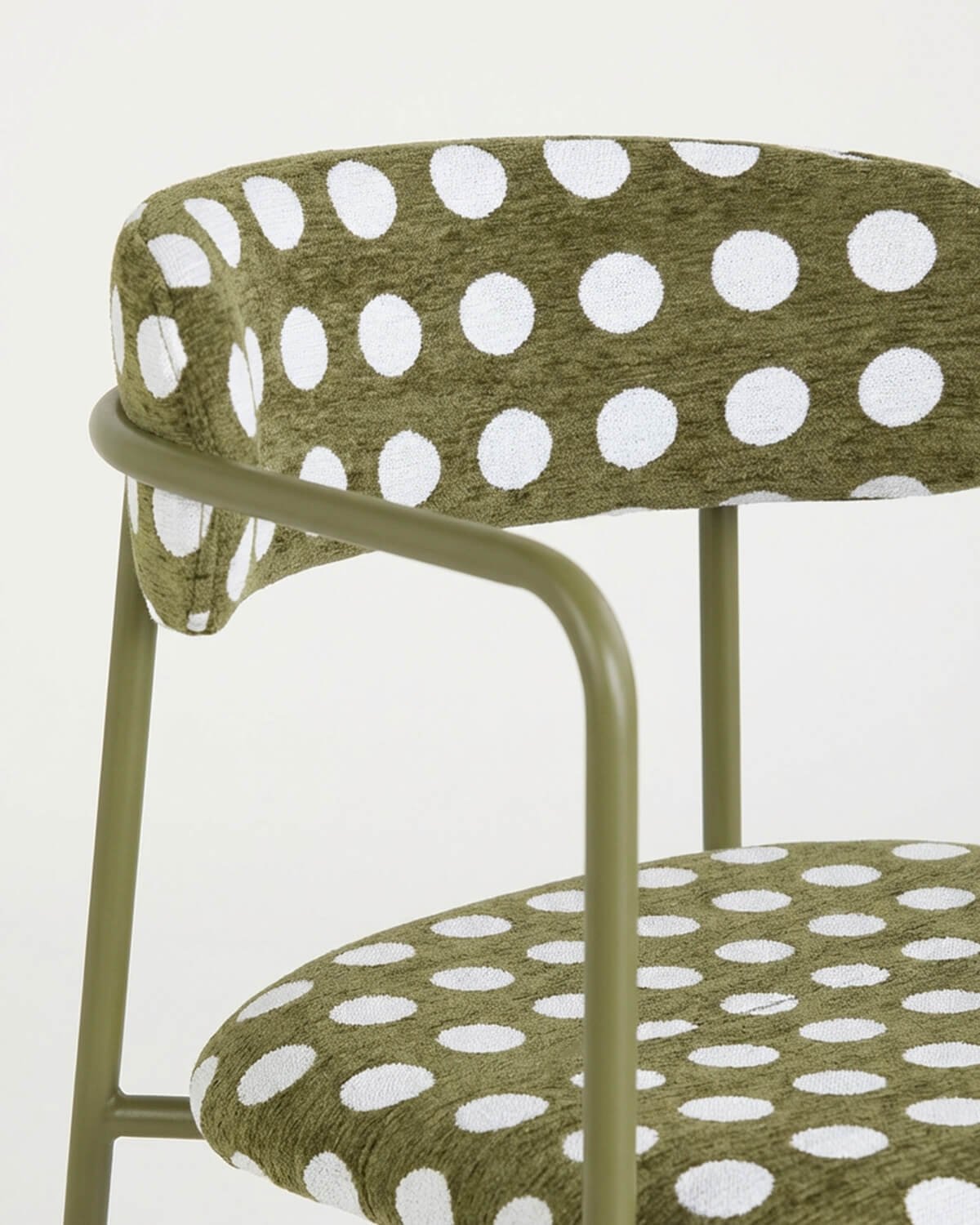 Pack de 2 Chaises de Salle à Manger avec Accoudoirs en Métal et Tissu Myretia, image de la gelerie 5