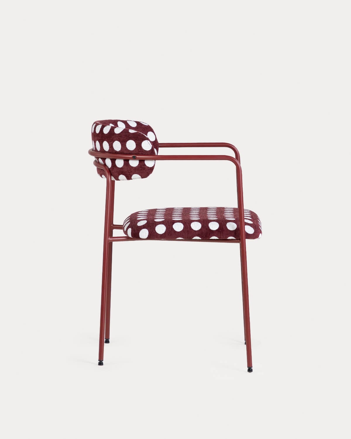 Pack de 2 Chaises de Salle à Manger avec Accoudoirs en Métal et Tissu Myretia, image de la gelerie 4