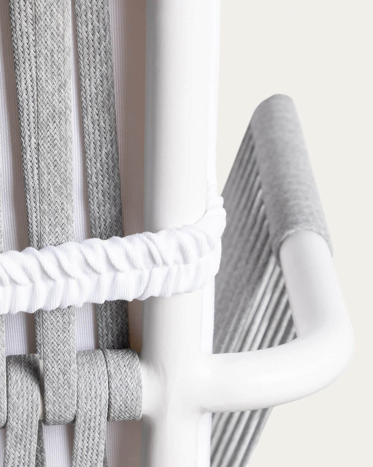 Pack 2 Chaises de Salle à Manger avec Accoudoirs en Aluminium et Corde Drian, image de la gelerie 6