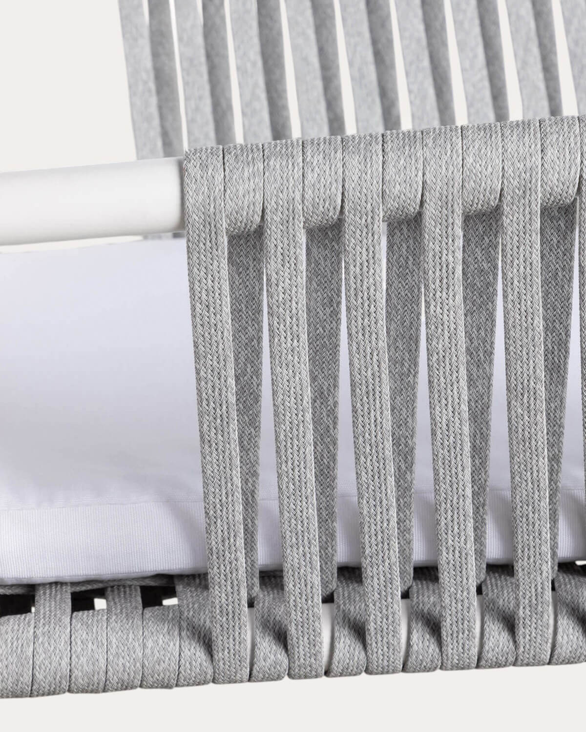 Set de Table Rectangulaire (160 x 90 cm) en Aluminium et Verre avec 4 Chaises d'Extérieur Drian, image de la gelerie 6