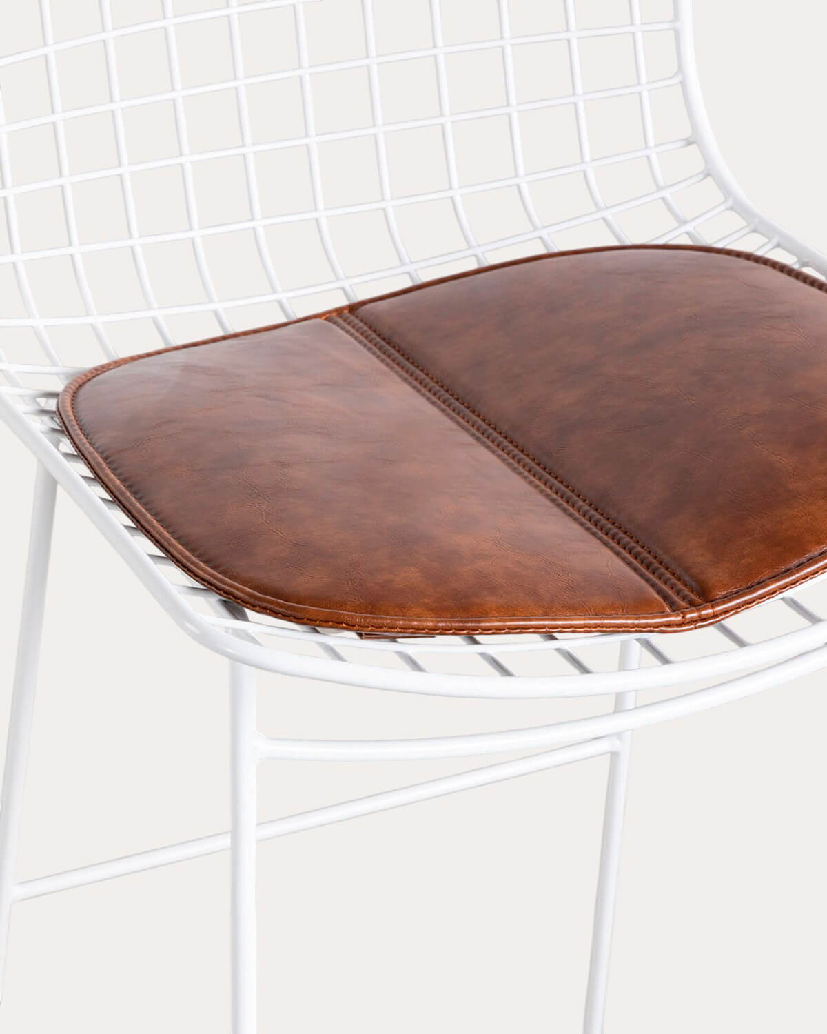 Tabouret Haut en Métal (66 cm) Dossier haut Aras , image de la gelerie 4