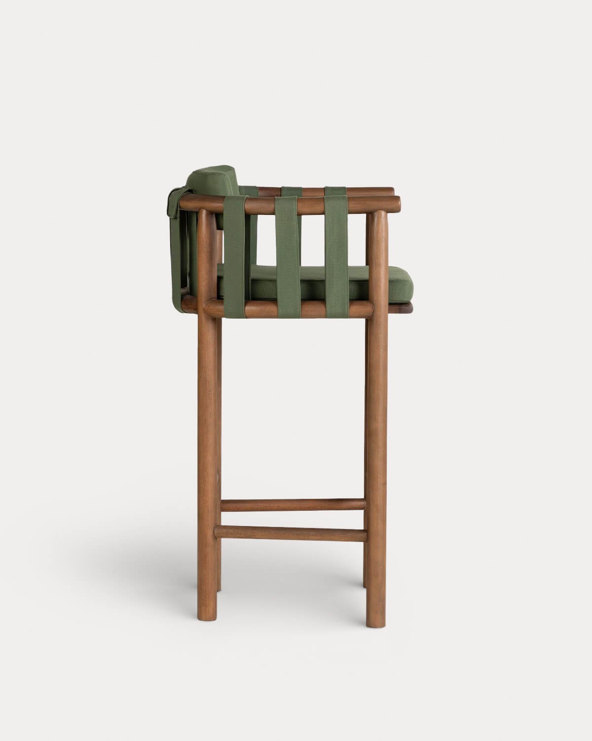 Tabouret Haut en Bois d'Eucalyptus (77 cm) Edvard, image de la gelerie 2