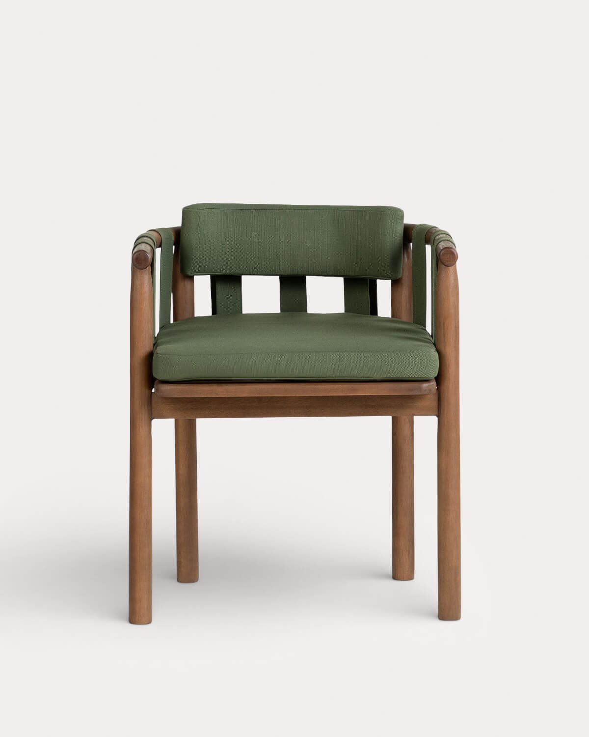 Chaise de Salle à Manger avec Accoudoirs en Bois d'Eucalyptus Edvard, image de la gelerie 4