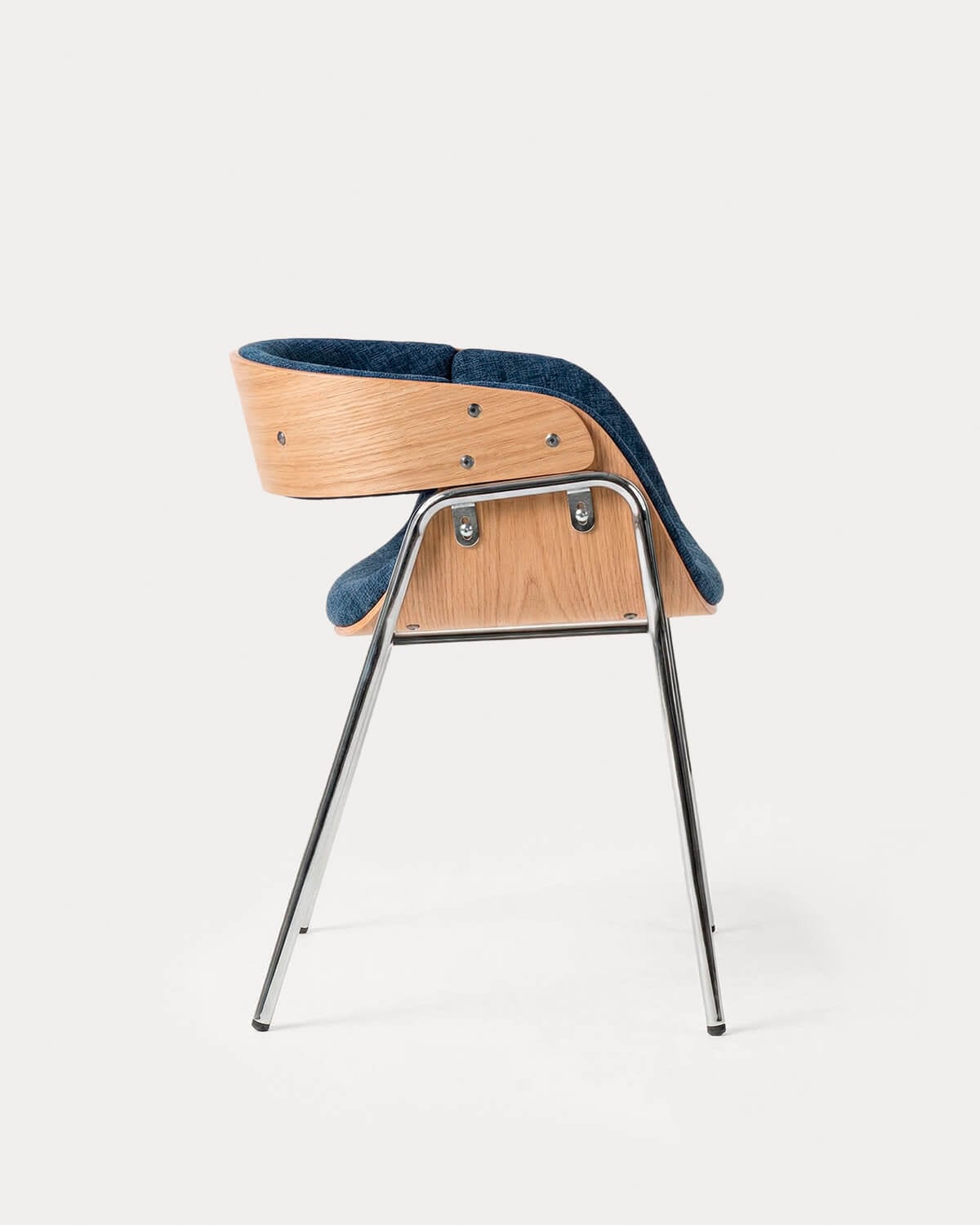 Chaise de Salle à Manger en Bois et Tissu Berlin, image de la gelerie 2