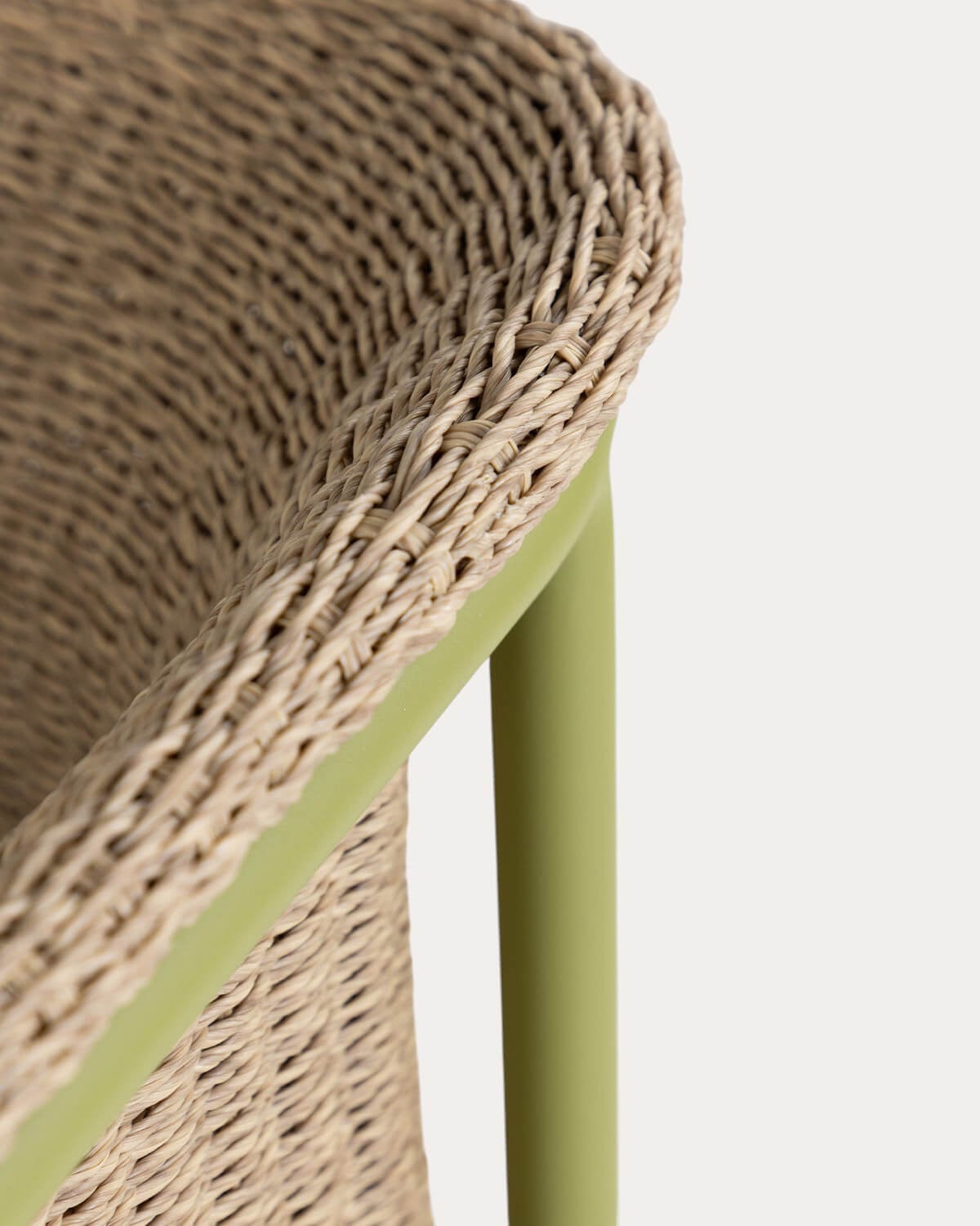 Chaise d'Extérieur en Métal et Osier Caitlyn, image de la gelerie 9