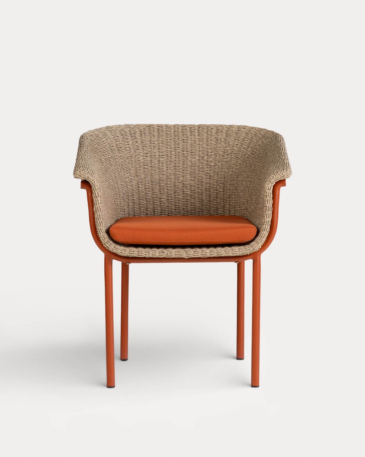 Pack 2 Chaises d'Extérieur en Métal et Osier Caitlyn, image de la gelerie 6