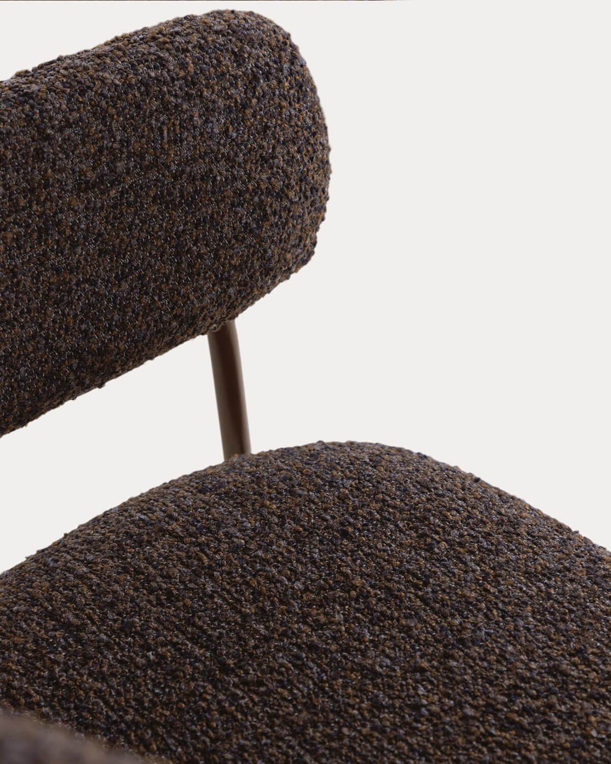 Chaise de Salle à Manger avec Accoudoirs en Tissu et Métal Stana, image de la gelerie 7