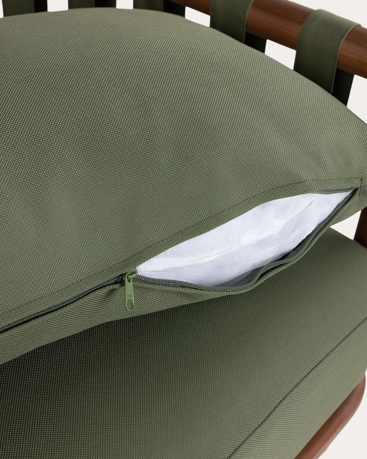 Fauteuil de Jardin en Bois d'Eucalyptus et Tissu Edvard, image de la gelerie 5