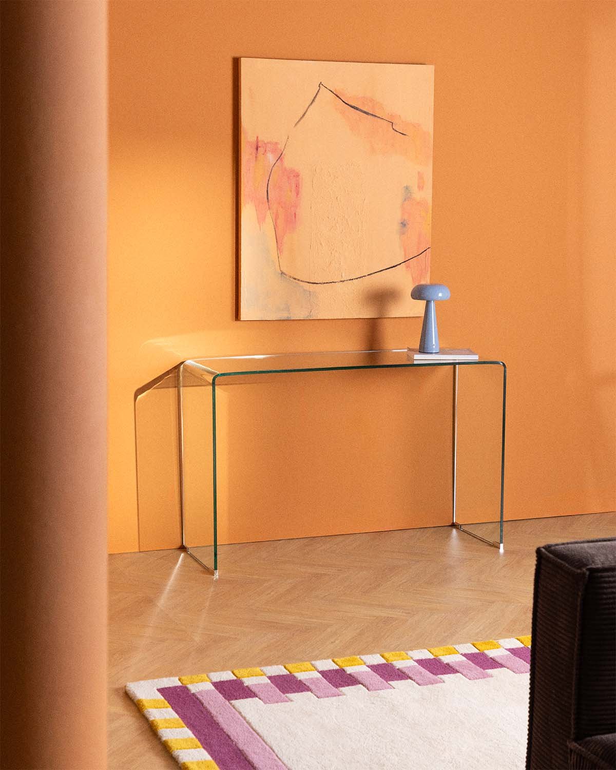 Console en Verre Trempé (120x40 cm) Gress, image de la gelerie 2