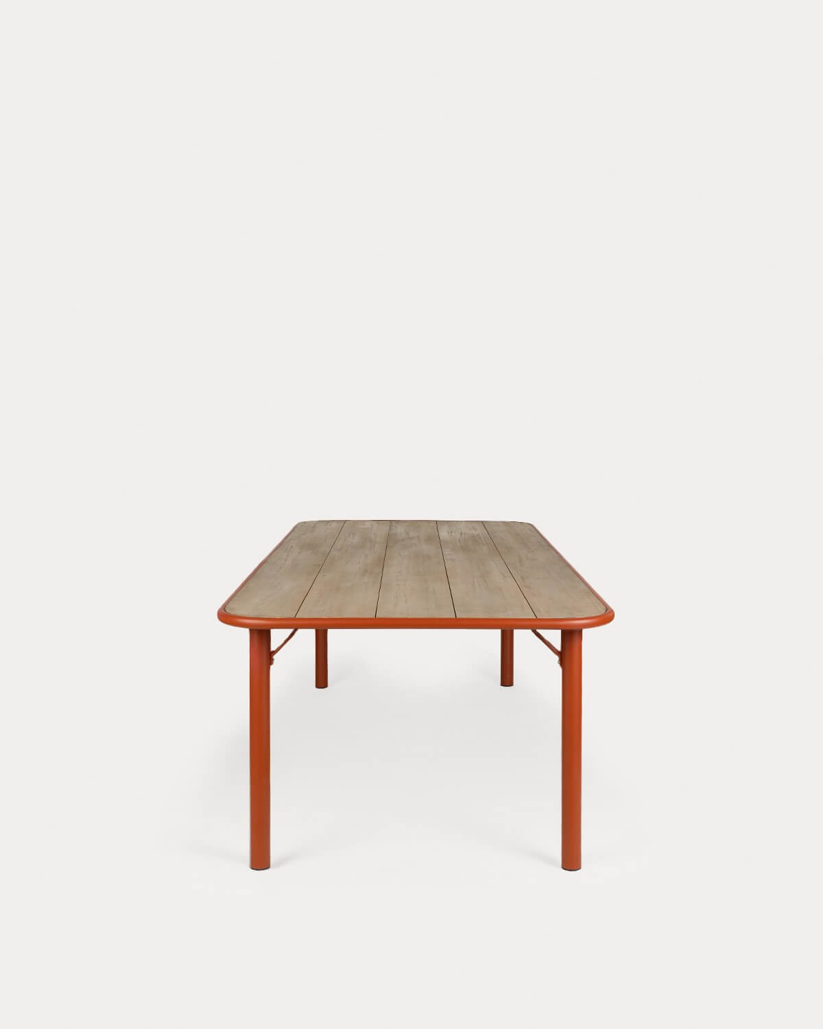 Table de Salle à Manger Rectangulaire en Bois d'Acacia et Nétal (240x110 cm) Caitlyn, image de la gelerie 4